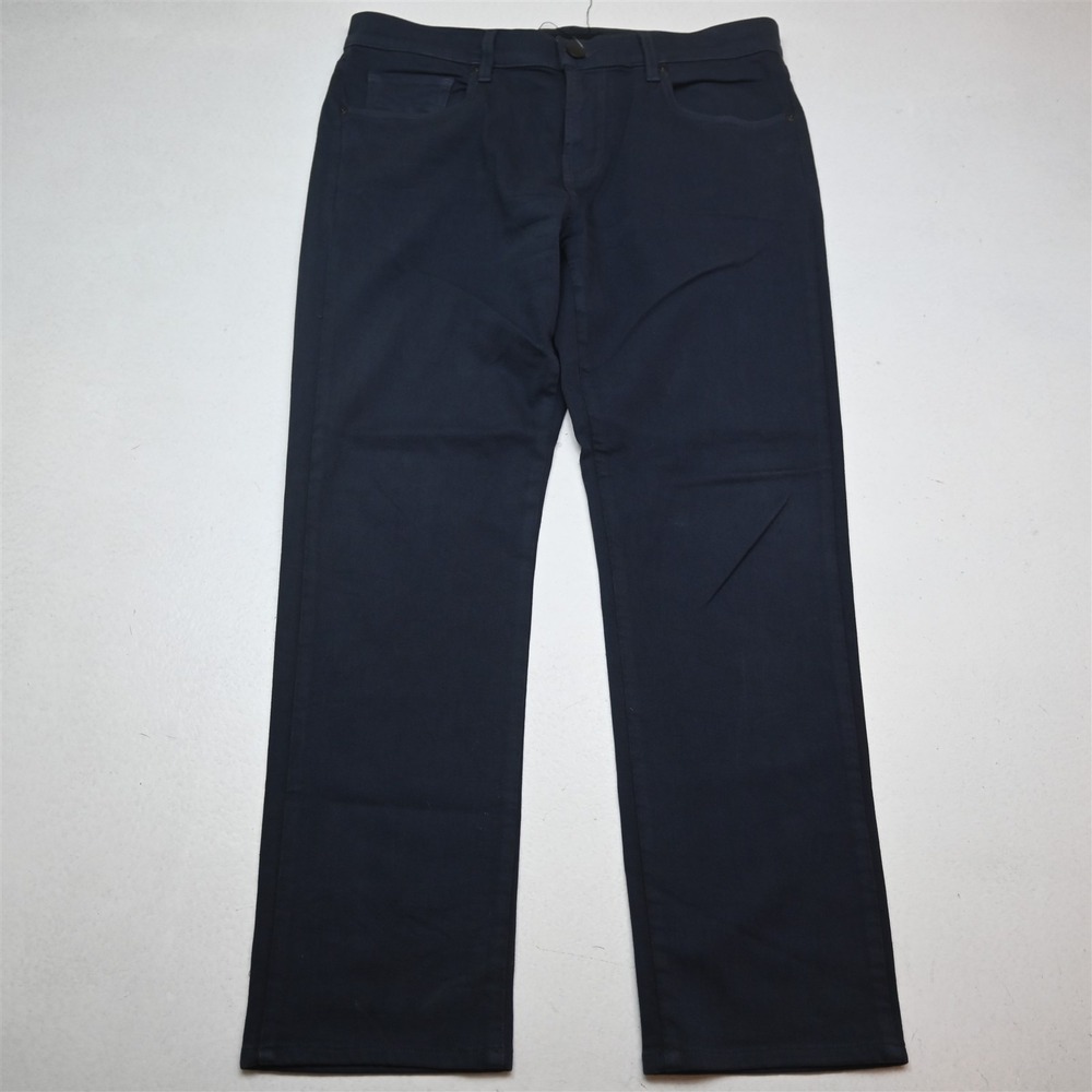 J Brand 33x29 Dark Blue Stretch Denim Straight 5‎ Pocket Mens Jeans